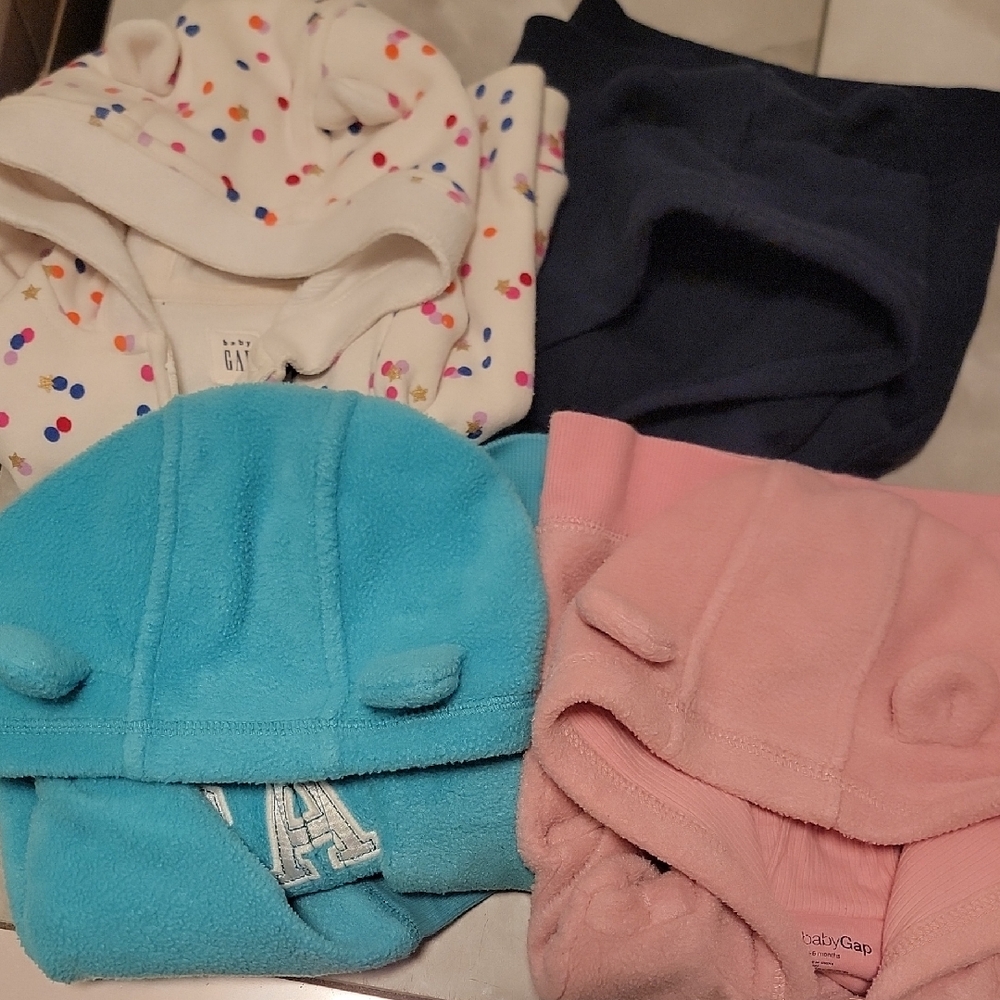 GAP Kids' Polka Dot and Solid Beanie Collection